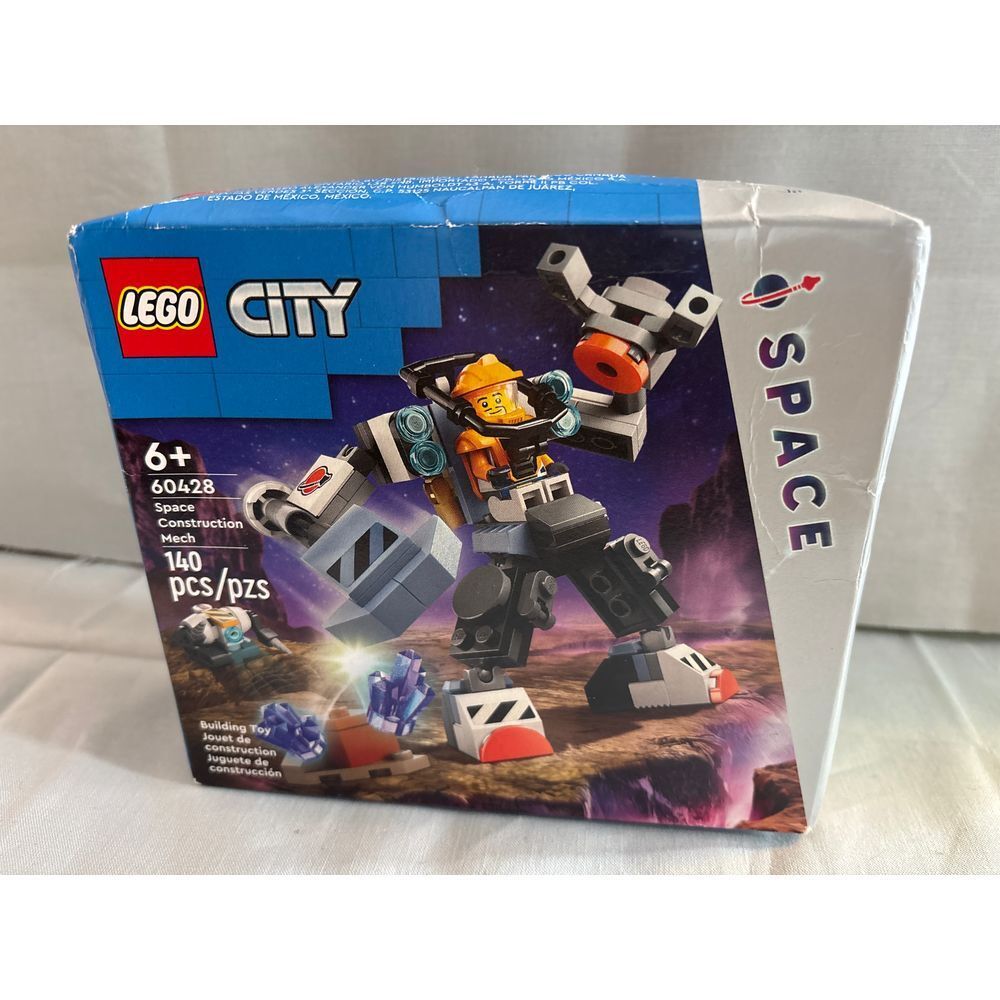 LEGO City Space Construction Mech Building Set 60428 Space Robot Toy 140 Pieces